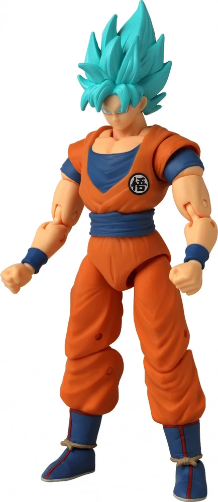 Bandai ANIME HEROES DRAGON STARS Poseable figūrėlė su priedais, 16 cm - Super Saiyan Mėlyna Goku