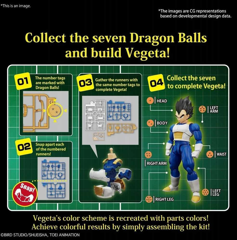 Bandai FIGURE RISE STANDARD DBZ VEGETA (NEW SPEC Ver.)