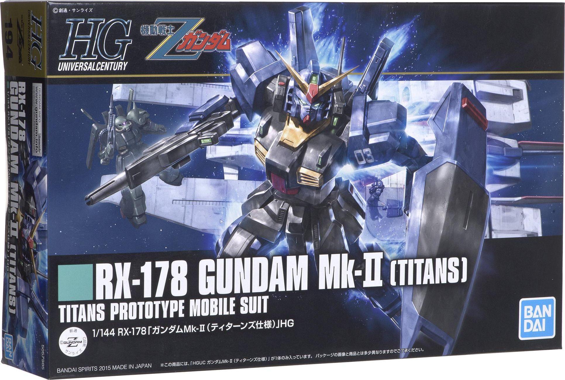 Bandai HG 1/144 RX-178 GUNDAM MK-II (TITANS) collectible figurine