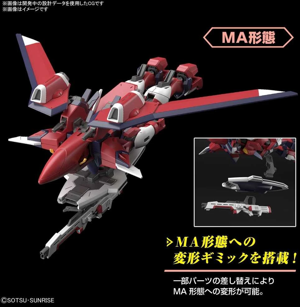 Kolekcinė Figūrėlė - Bandai 1/144 Nemirtinga Teisingumo Gundam SEED Veiksmo Sistema