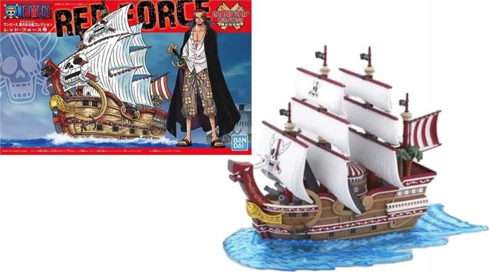 Bandai ONE PIECE GRAND SHIP COLLECTION Raudonas FORCE