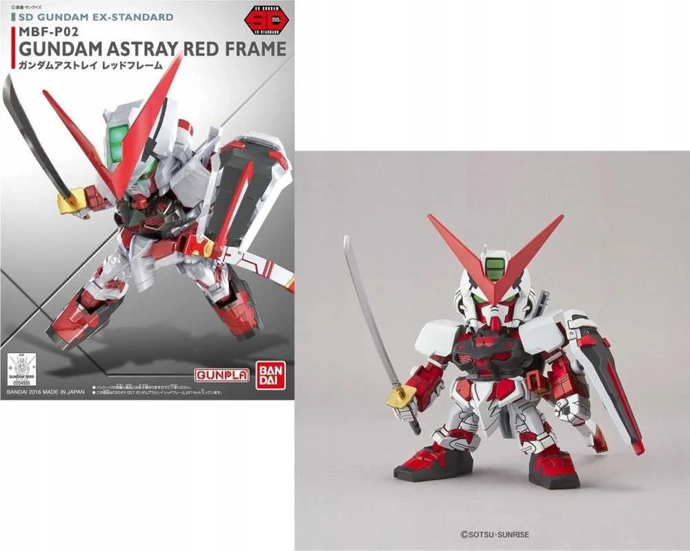 Bandai SDEX GUNDAM ASTRAY Raudonas FRAME BL