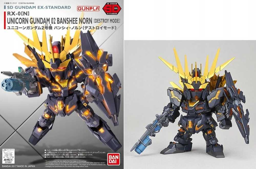 Bandai SDEX UNICORN GUNDAM 02 BANSHEE NORN[DESTROY MODE]