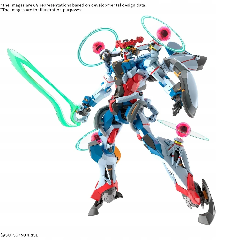 Bandai Gunpla HGGQ 1/144 gMS-Ω GQuuuuuuX Endymion Awakened modelis