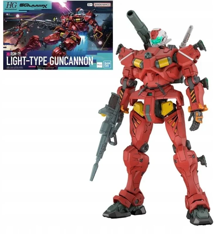 Bandai Gunpla Guncannon Light Type 1/144 – surenkamasis modelis