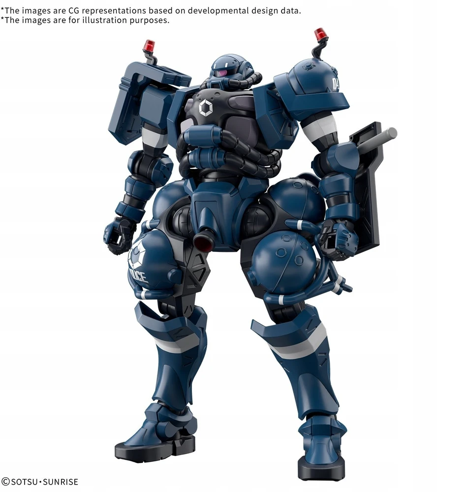 Bandai Gunpla Police Zaku MS-06-SSP 1/144 plastikinis modelis
