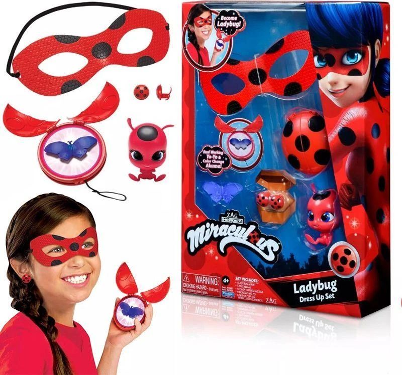 Playmates MIRACULOUS aksesuarai žaidimui vaidmenimis: „Stebuklingoji Boružėlė“