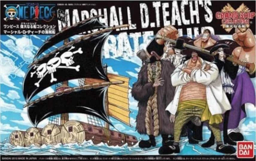 Bandai One Piece Marshall D. Teach piratų laivo surinkimo rinkinys