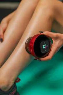 Sveikatos Prietaisas - Humanas BB01 Plus Elektrinis Bankų Prietaisas su Šildymo Funkcija Raudonas