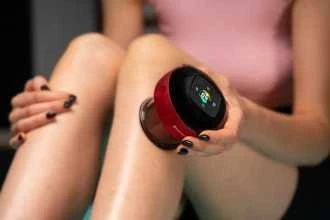 Sveikatos Prietaisas - Humanas BB01 Plus Elektrinis Bankų Prietaisas su Šildymo Funkcija Raudonas