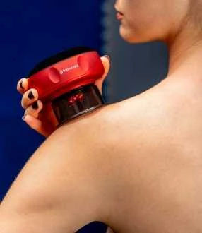 Sveikatos Prietaisas - Humanas BB01 Plus Elektrinis Bankavimo Prietaisas su Nuotoliniu Valdymu Mėlynas