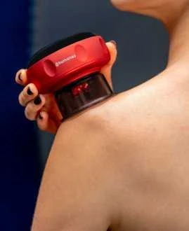 Sveikatos Prietaisas - Humanas BB01 Plus Elektrinis Bankavimo Prietaisas su Nuotoliniu Valdymu Mėlynas