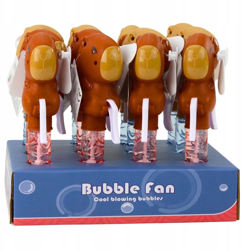 Lean Toys Muilo burbulų lazdelė su vėjo malūnėliu, 19 cm