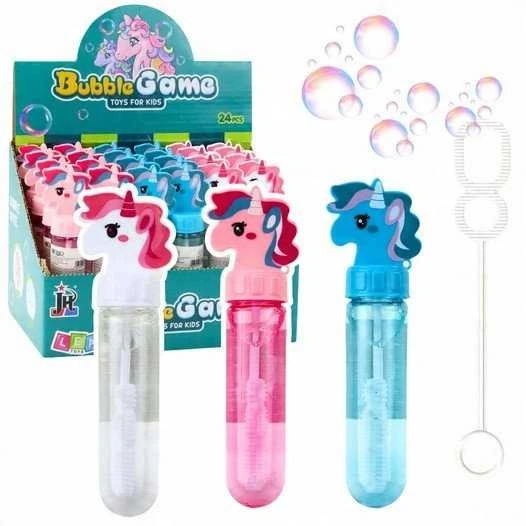 Lean Toys Muilo burbulai vienaragio formos, 3 skylutės, 13.5 cm, 30 ml