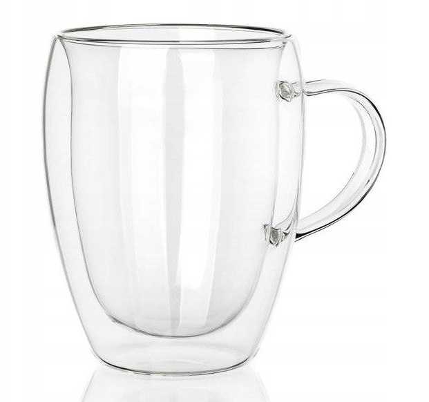 Banquet Stiklinis puodelis su dvigubomis sienelėmis 1vnt 360ml Doblo