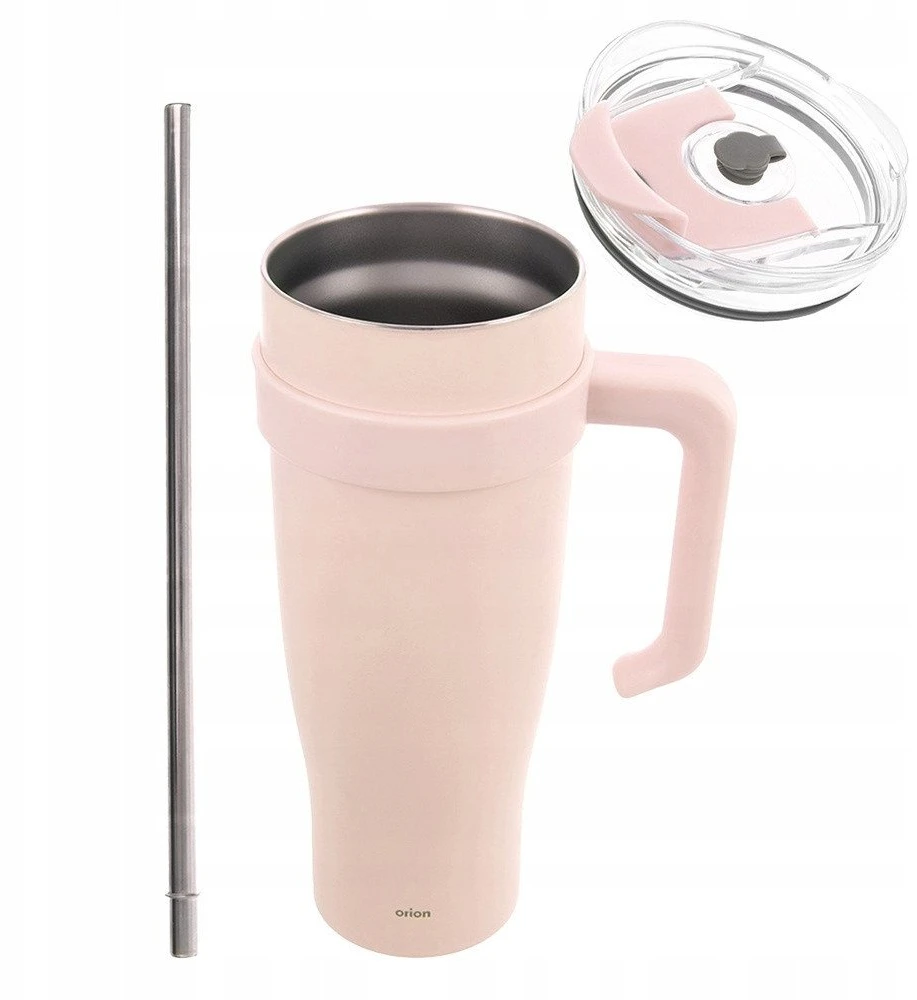 Banquet Orion Termo puodelis 1,2 l Rožinis su rankena