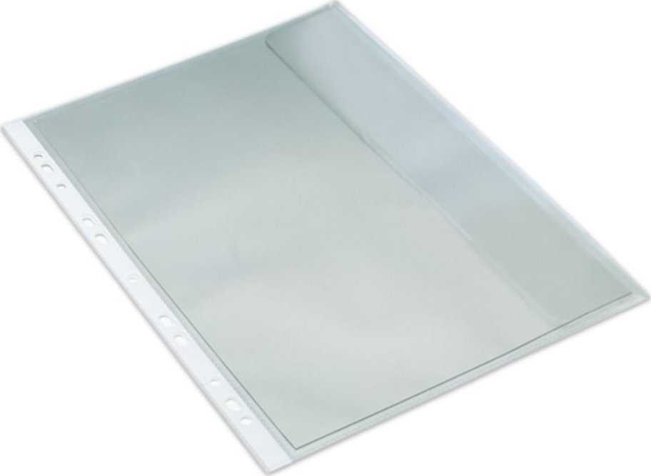 Laikiklis Bantex BANTEX DOKUMENTLOMME MED FLAP 0,13 MM, TRANSPARENT
