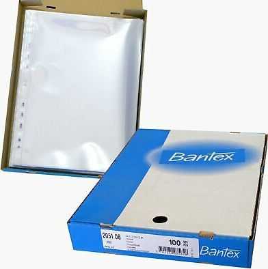 Bantex Crystal marškinėliai A4 120mic. 100 vnt. (100206772)