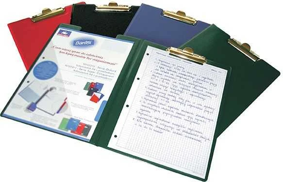 Bantex A4 planšetės su spaustukais