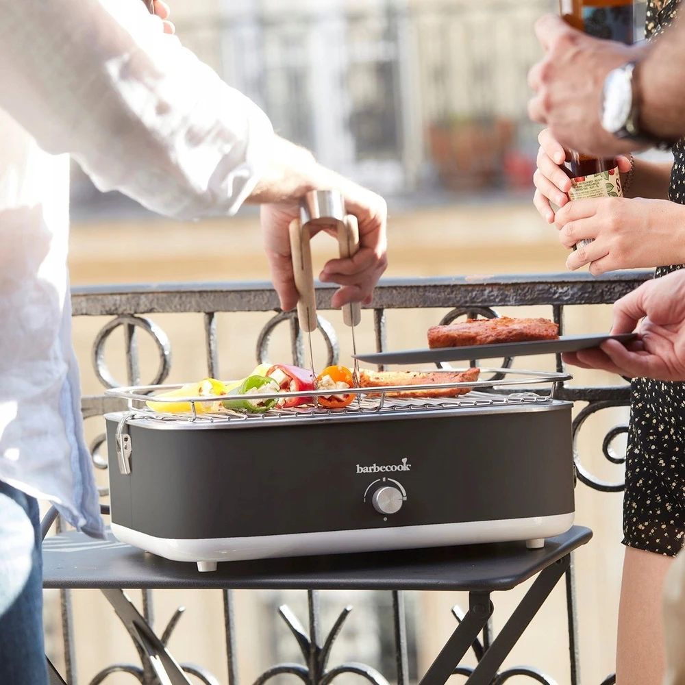Elektrinis grilis Barbecook E-Carlo, 2500 W, Pilkas