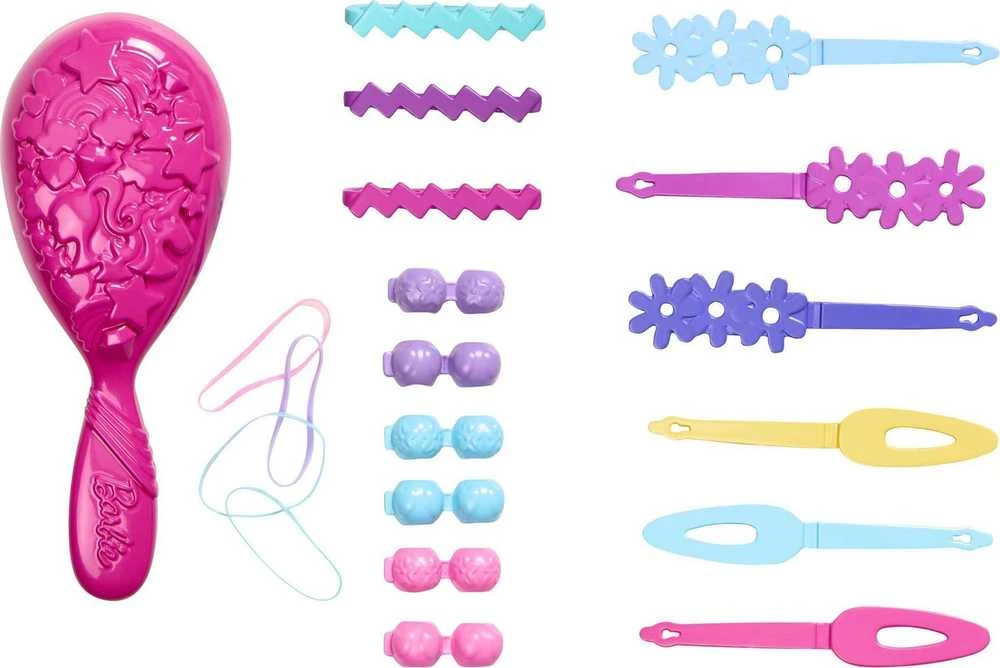 BARBIE stilizavimo galva – šviesūs plaukai (HMD88)