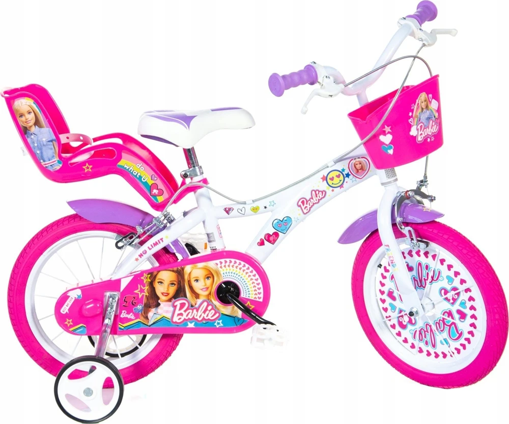 Vaikiškas dviratukas Dino Bikes Barbie 16″