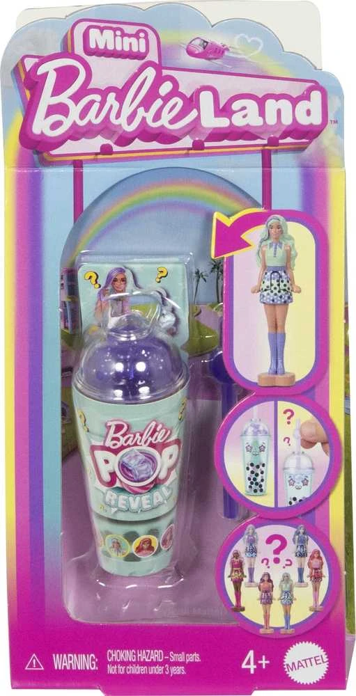 Mattel BARBIELAND POP REVEAL mini siurprizas - burbulinės arbatos serija (JCR22)