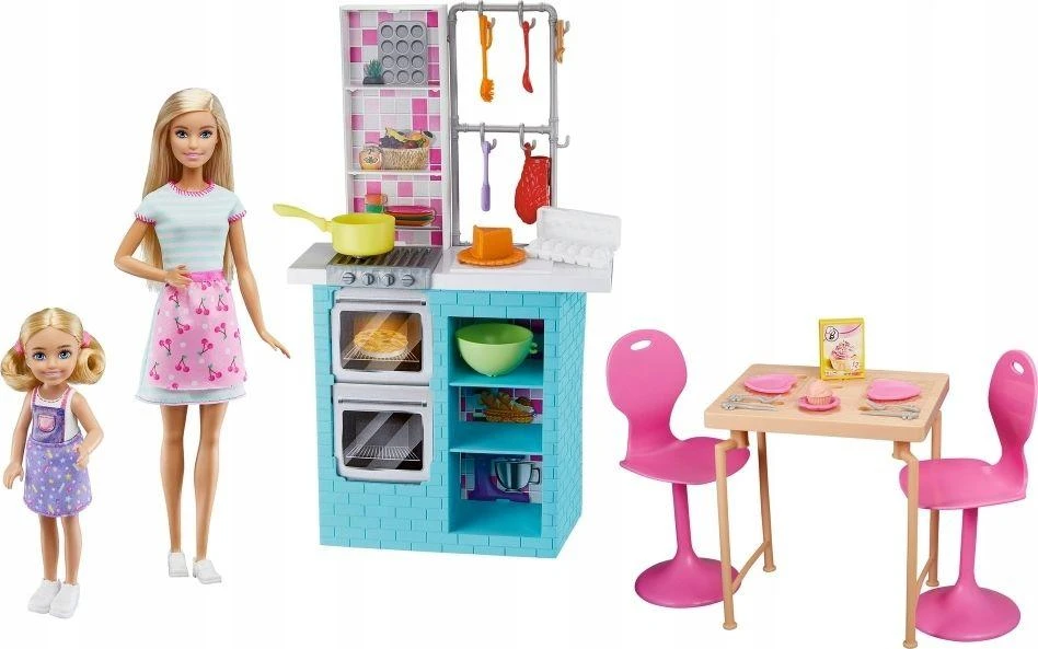 Mattel Komplektas su Barbie Sisters - Kepimas kartu