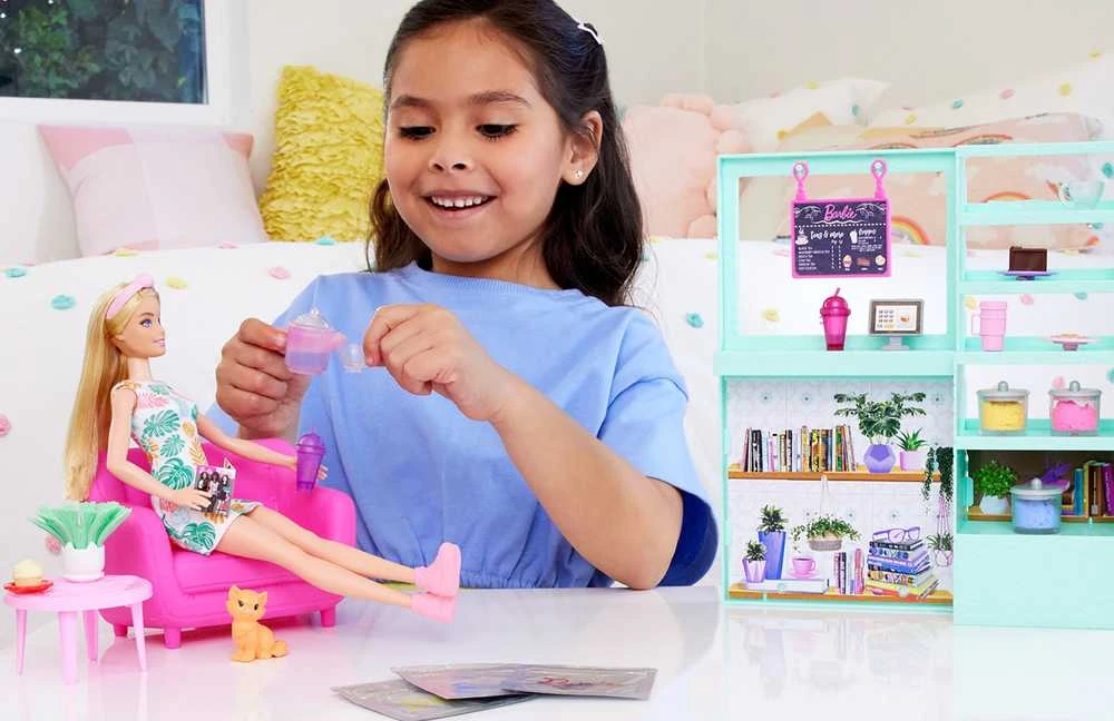 Mattel Lėlė Barbė ilsisi kavinėje