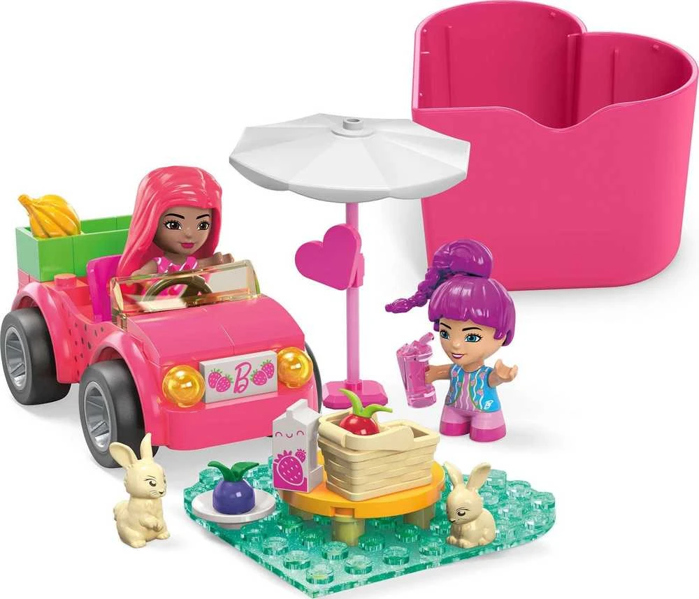 Mattel Kaladėlės Barbie kabrioletas linksmai kelionei