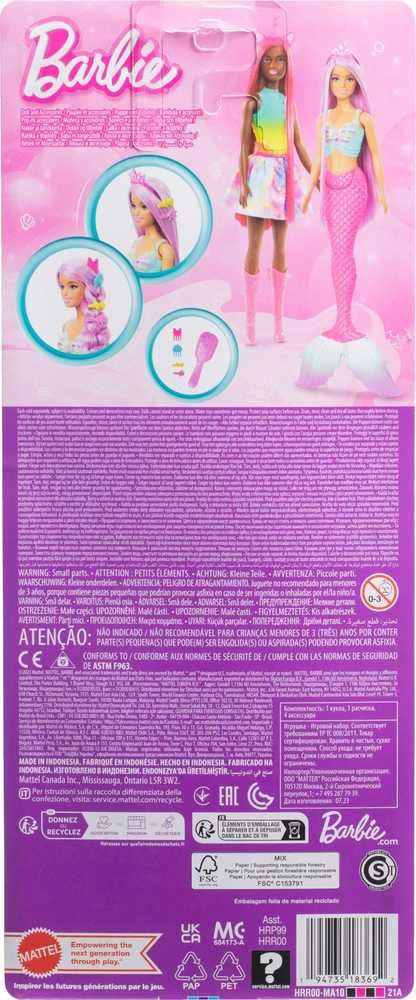 Mattel Lėlė Barbie Mermaid Doll HRR00