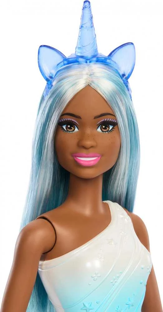 Lėlė Barbie Mattel Vienaragis Lėlė Mėlyna strój HRR14