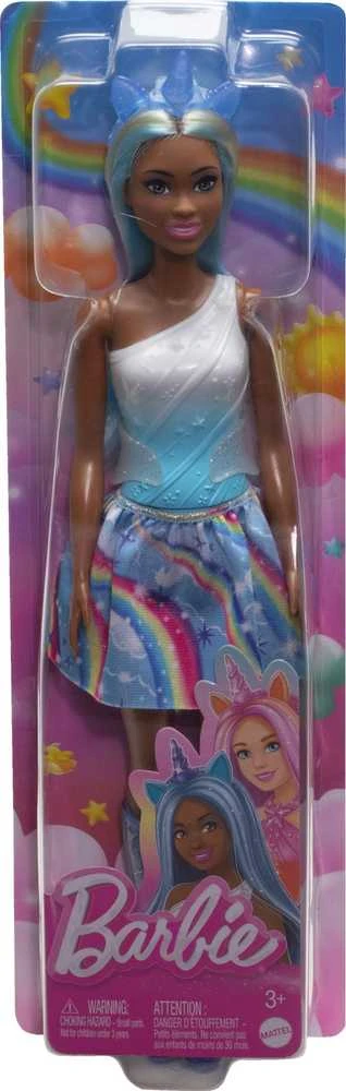 Lėlė Barbie Mattel Vienaragis Lėlė Mėlyna strój HRR14