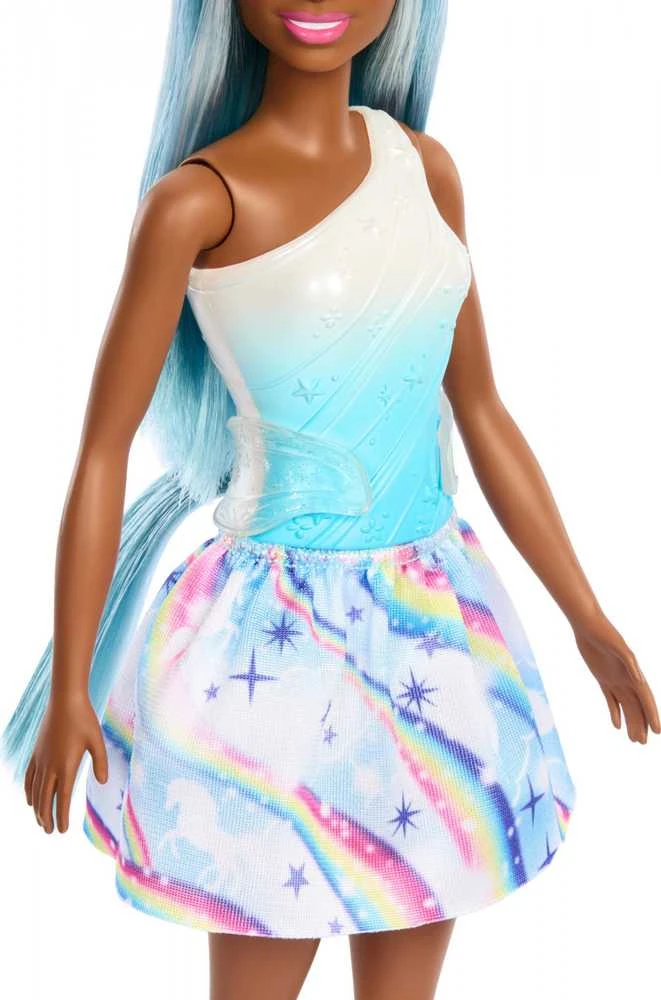 Lėlė Barbie Mattel Vienaragis Lėlė Mėlyna strój HRR14