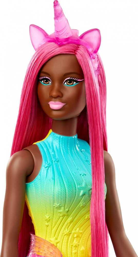 Mattel Barbie Barbė - A touch of Magic vienaragio lėlė su ilgais plaukais (HRR01)