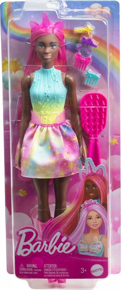 Mattel Barbie Barbė - A touch of Magic vienaragio lėlė su ilgais plaukais (HRR01)