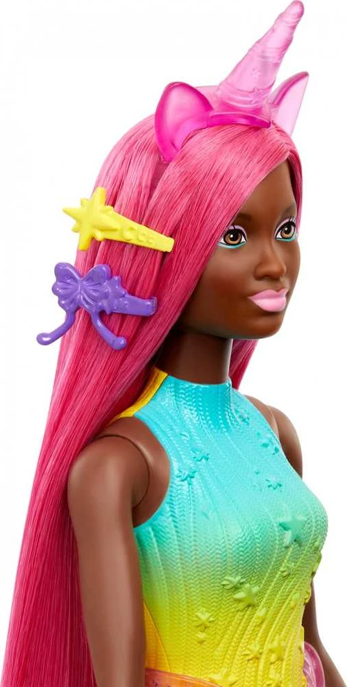 Mattel Barbie Barbė - A touch of Magic vienaragio lėlė su ilgais plaukais (HRR01)