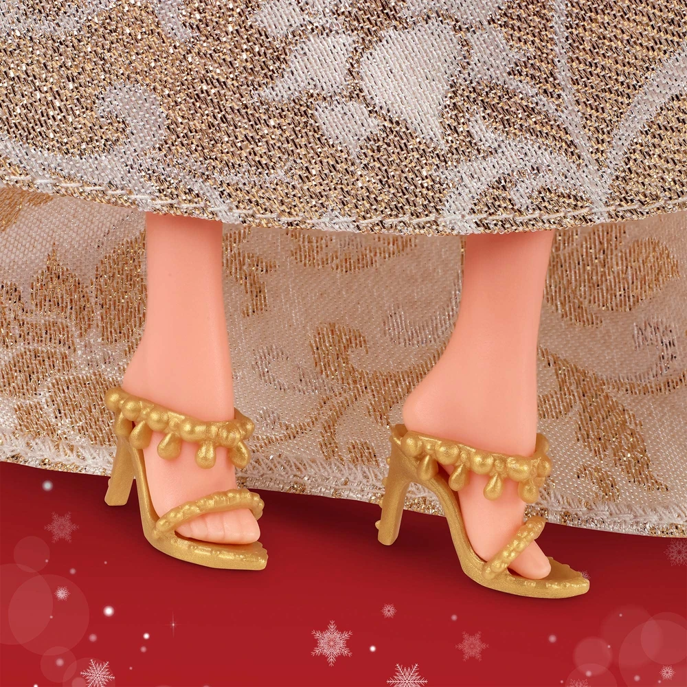 Mattel BARBIE HOLIDAY kolekcinė šviesiaplaukė lėlė (JBH95)