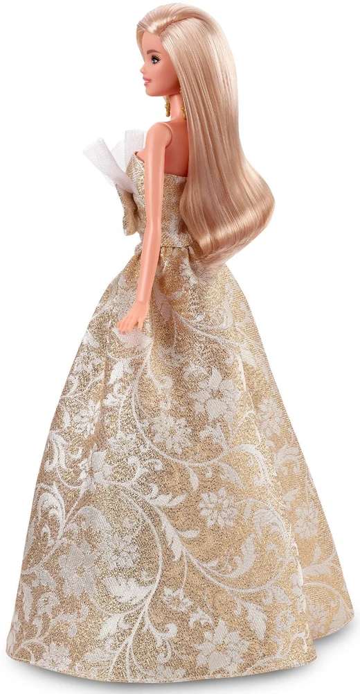 Mattel BARBIE HOLIDAY kolekcinė šviesiaplaukė lėlė (JBH95)