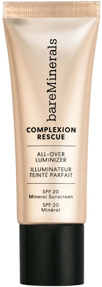 „Bare Minerals“ „BareMinerals Complexion Rescue“ šviesinantis skystas šviestuvas veidui „Copper Rose SPF 20“, 35 ml