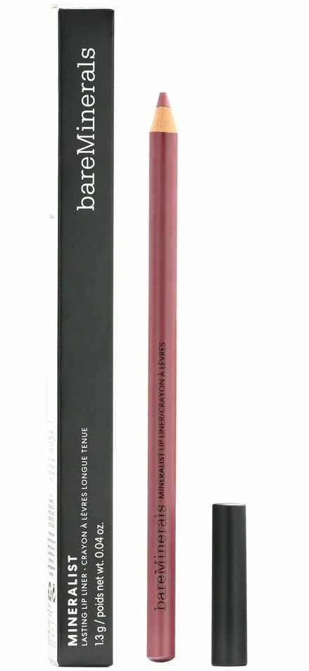 Bare Minerals Bareminerals Mineralist Lasting Lip Liner lūpų pieštukas, atspalvis: Mindflul Mulberry - Vintage Raudona Rožinė, 1.3 g