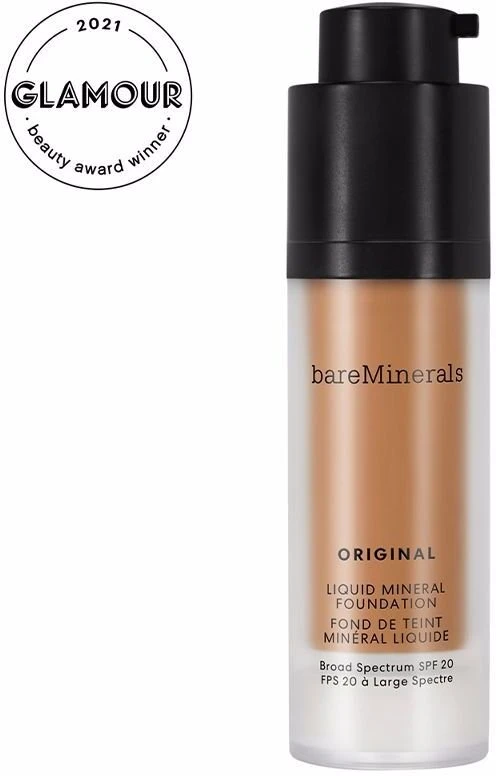 „Bare Minerals“ originalus skystas mineralinis makiažo pagrindas „Deepest Deep SPF 20“, 30 ml