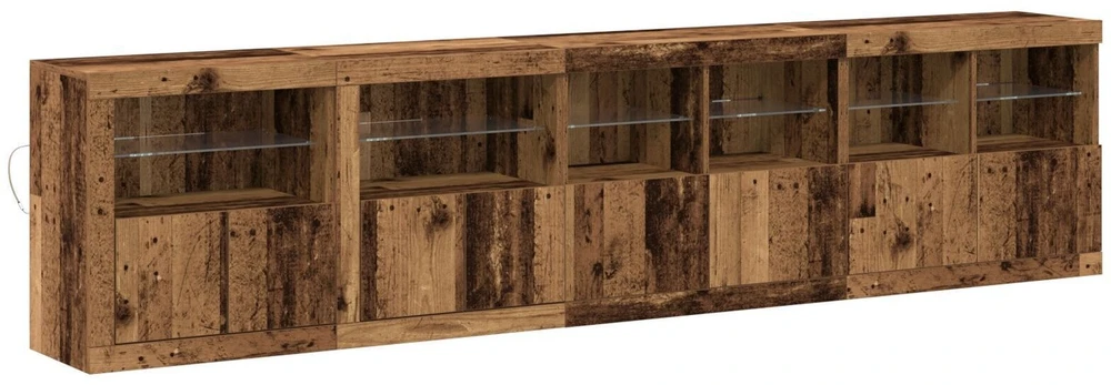 LED Bufetas Senas medis 283 x 37 x 67 cm Apdirbta mediena