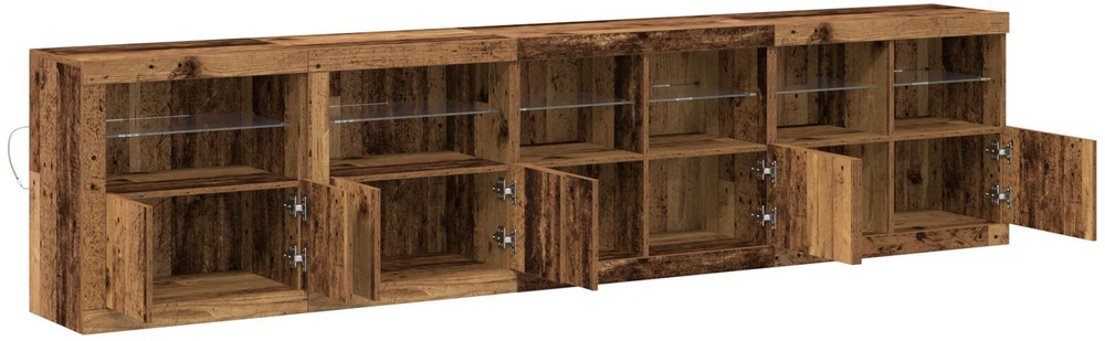 LED Bufetas Senas medis 283 x 37 x 67 cm Apdirbta mediena