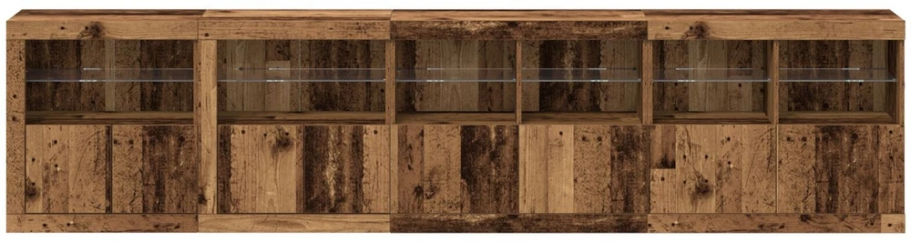 LED Bufetas Senas medis 283 x 37 x 67 cm Apdirbta mediena