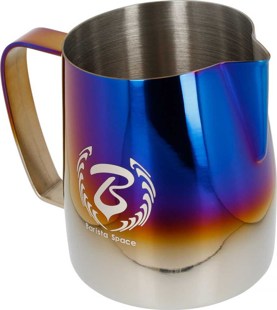 Barista Space - 450 ml Titanium Half Mėlyna Milk Jug