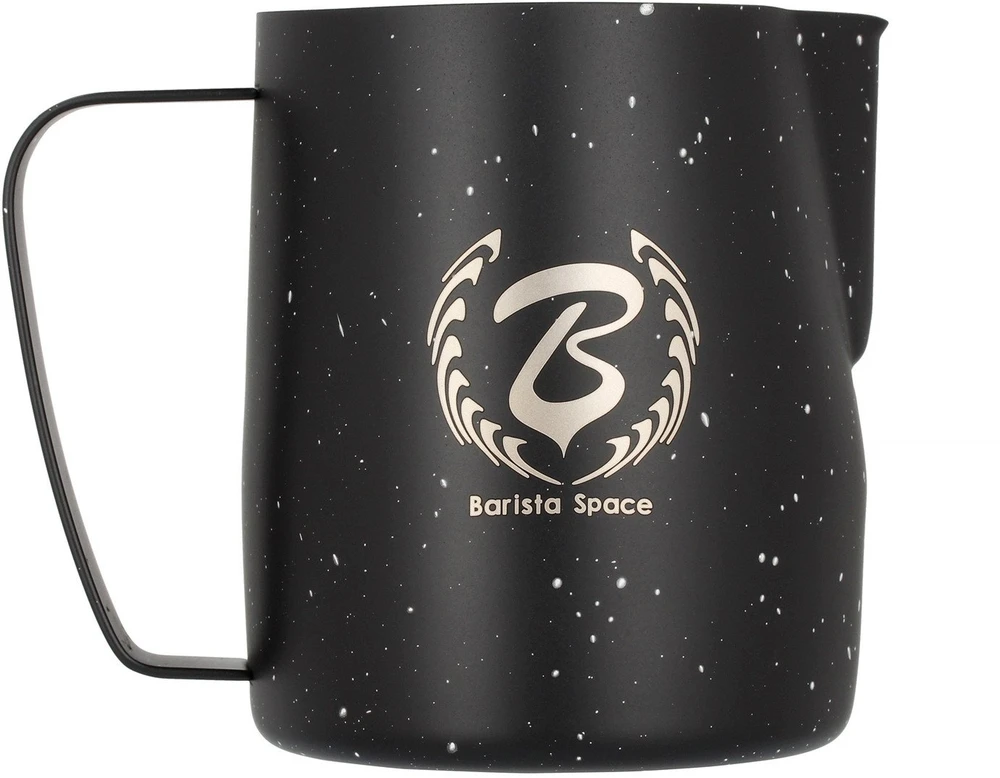 Barista Space - 600 ml Teflon Star Night Juodas Milk Jug