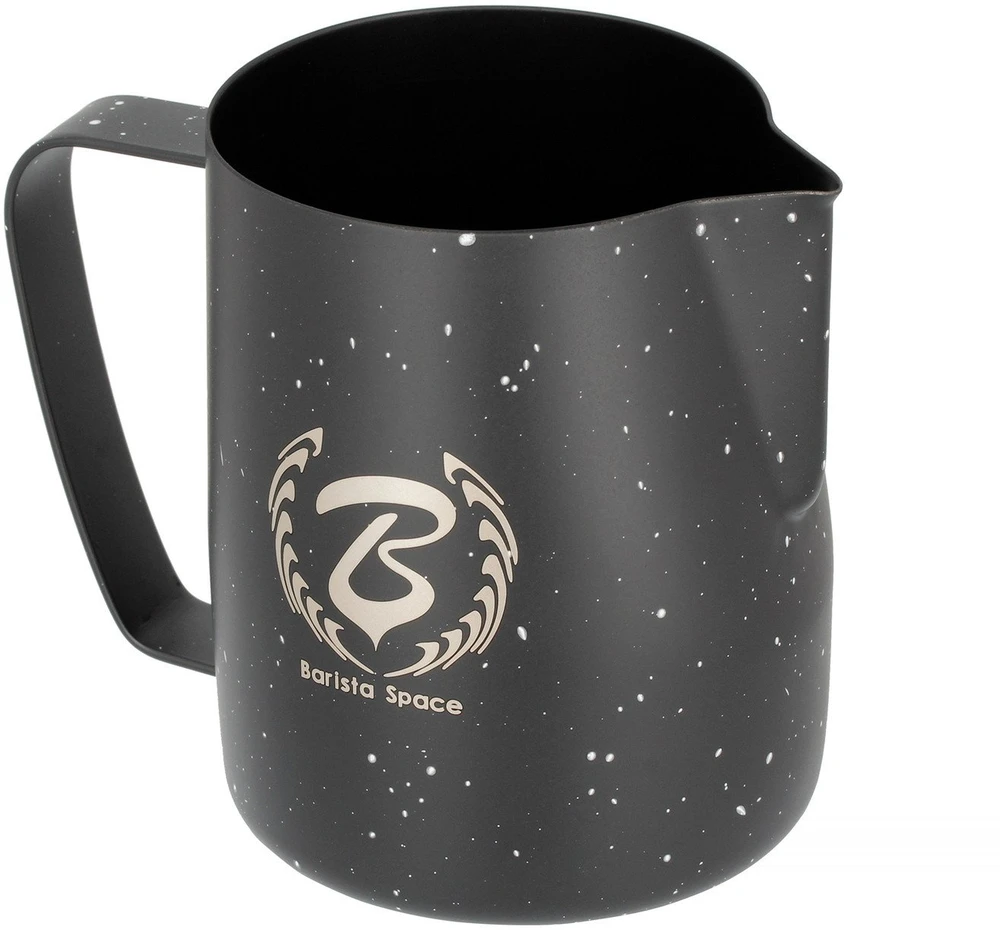 Barista Space - 600 ml Teflon Star Night Juodas Milk Jug