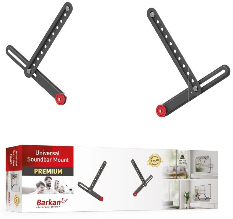 Laikiklis Barkan Soundbar Mount E820 Juodas