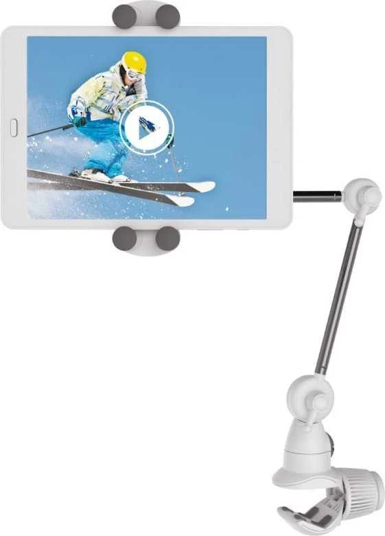 Laikiklis Barkan Portable, Foldable-Arm, Multi-Position Išmanusis telefonas & Planšetė Mount T580 Other, Full motion, 4-12 ", Baltas